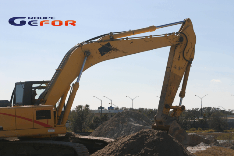 métier de pelliste ou conducteur de pelle de chantier